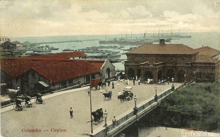 Colombo Harbour Ceylon 1908